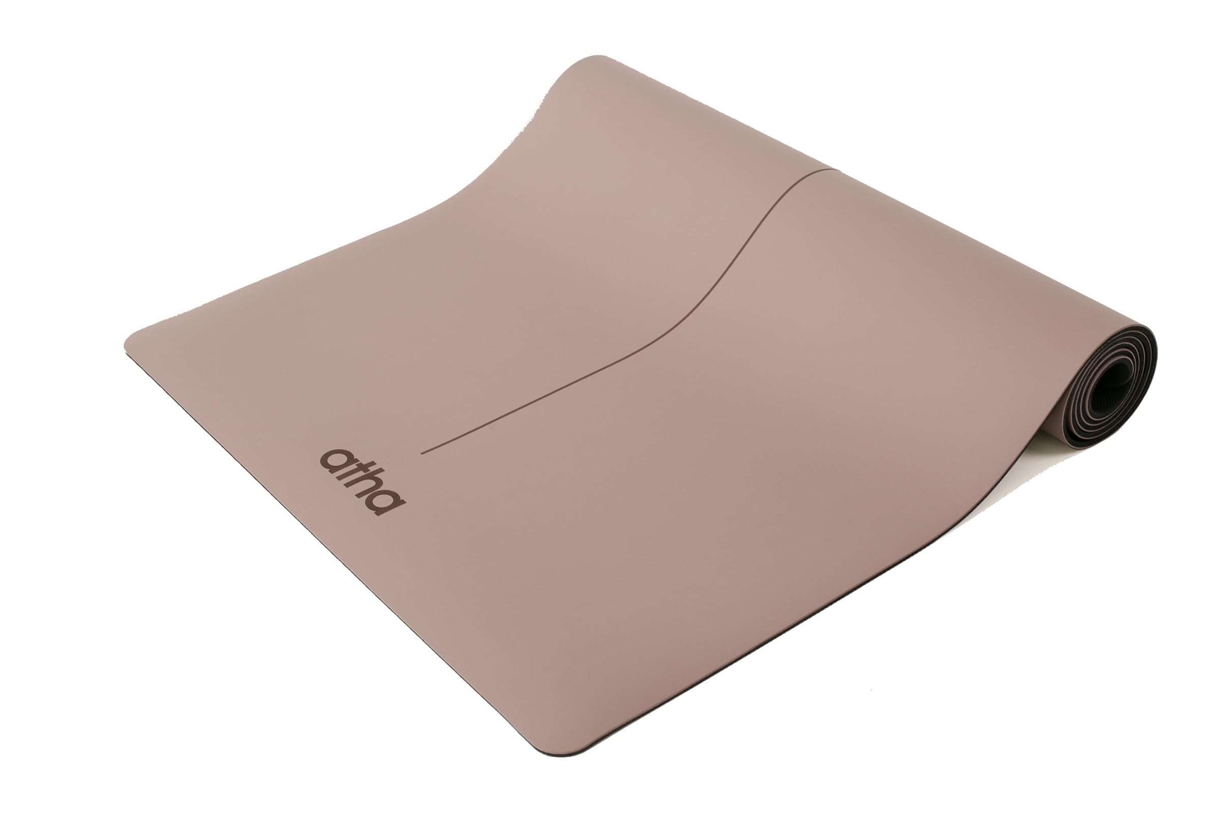 Tappetino da yoga atha PRO X Align | Ultra aderente, stabile e confortevole (5 mm) | Materiali sostenibili e durevoli, cinturino incluso