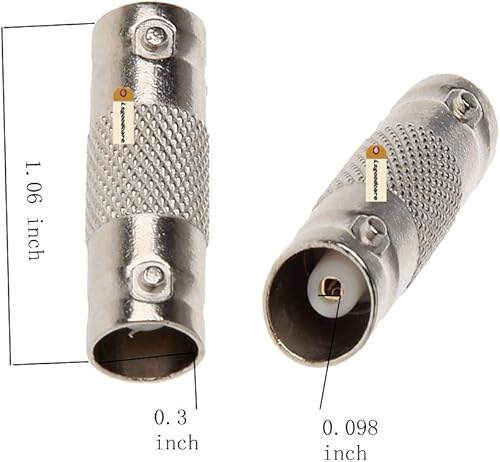 Miniatura 6 de Lsgoodcare 40 piezas BNC macho a RCA hembra y BNC hembra a RCA macho y BNC hembra a BNC hembra y BNC macho a RCA macho Convertir adaptador de