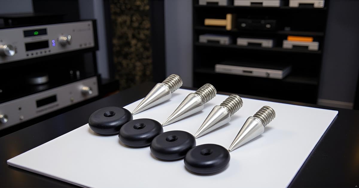 PrecisionGeek - M6 Speaker Spikes And Pads (Stainl On - View #4
