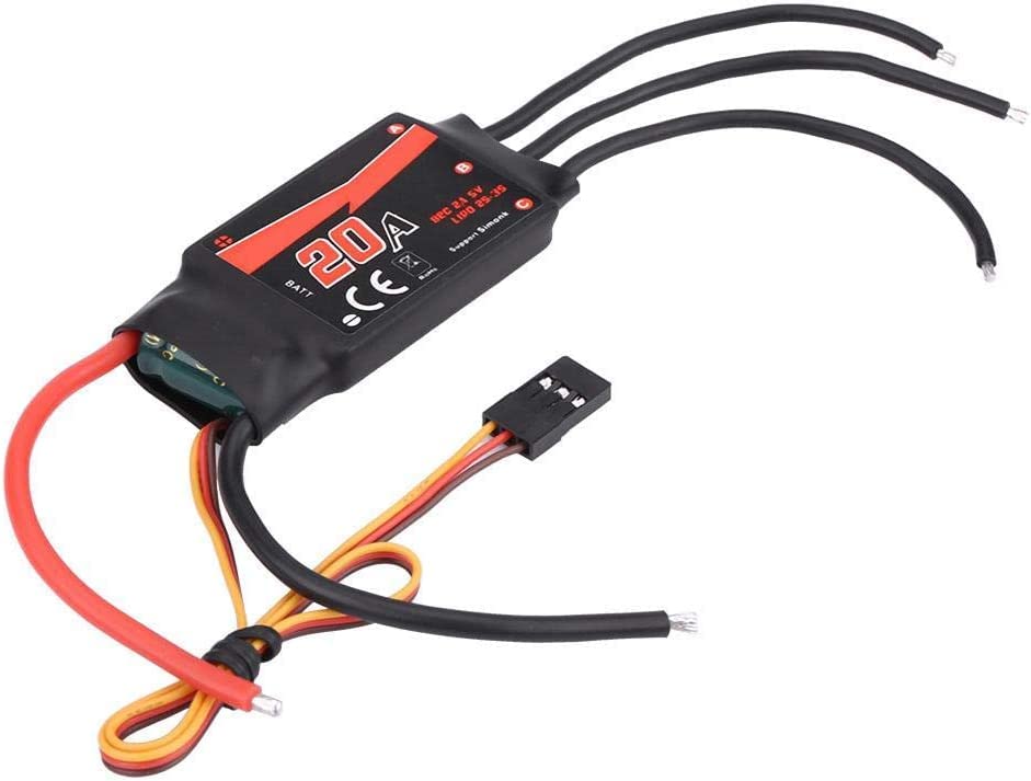 REES52 RC Drone ESC Emax Simon Series BLHeli 12A 20A 30A ESC 2-3S Battery for 130-210mm Racing Drone RC Part(20A)