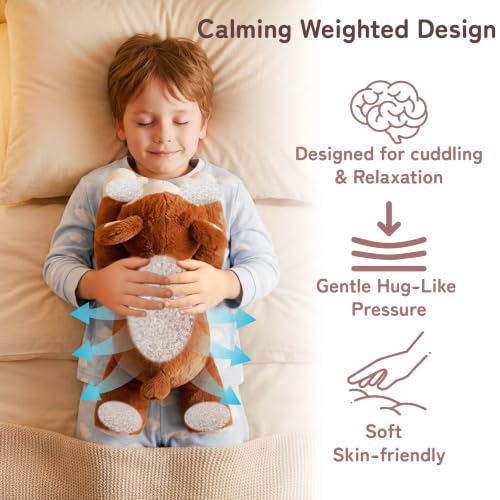 Image of Niuniu Daddy Weighted Stuffed Animals, 20 in 3.3 lbs Monkey Comfort Plush | Heavy sensory lap pad, lying body pillow for sleeping, machine wash, huggable gift for kids and adults