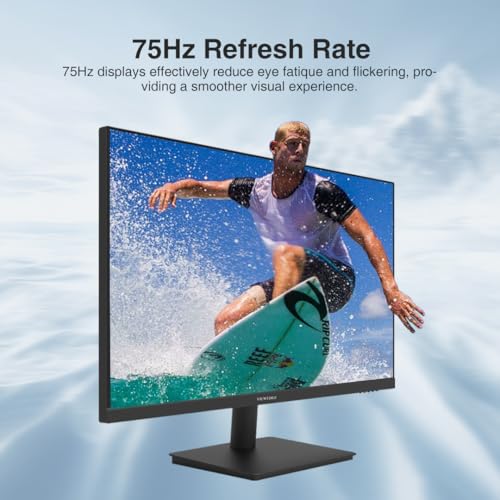 Image of Viewedge 27 inch Monitor 2560 x 1440p 75hz IPS Computer Monitor QHD with HDMI, DP and Wall Mountable | Eye Protection 2K Monitor for Working and Gaming