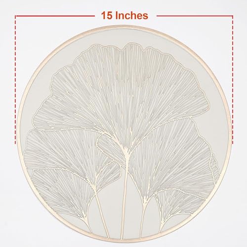 Image of Dakshya Industries Placemats for Dining Table PVC Waterproof (6, Pack of-6)