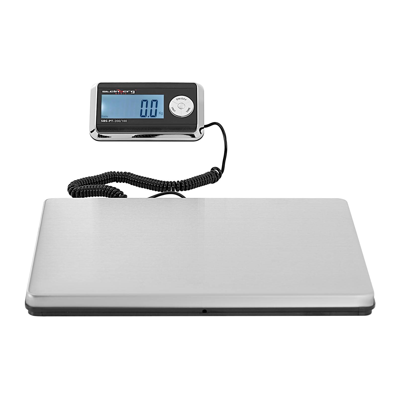 Steinberg BASIC - SBS – PT – 200/100 -Báscula para paquetería digital - 200 kg / 100 g - Basic - LCD externo