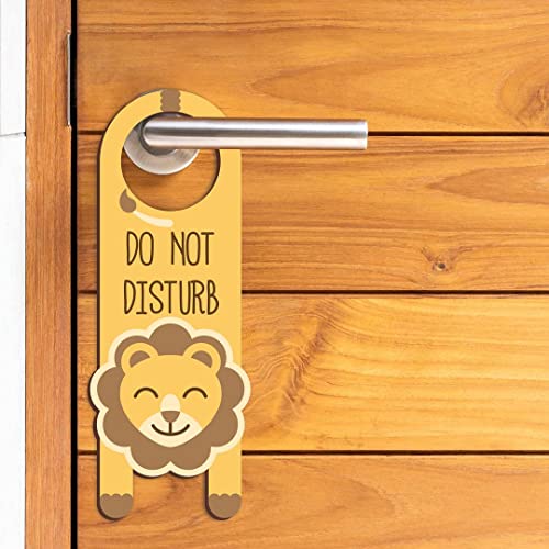 Image of CVANU Do Not Disturb Wooden Door Sign Hanger Size(24cm x 8.5cm) cv74