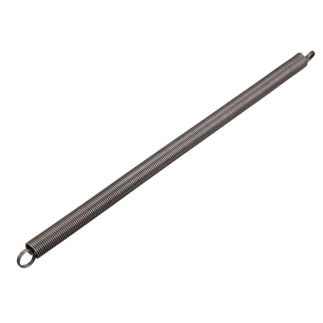 Uxcell Sourcingmap Extension Spring - 1.4Mm Wire Dia, 14Mm Od, 300Mm Free Length Spring Steel Small Dual Hook Tension Spring
