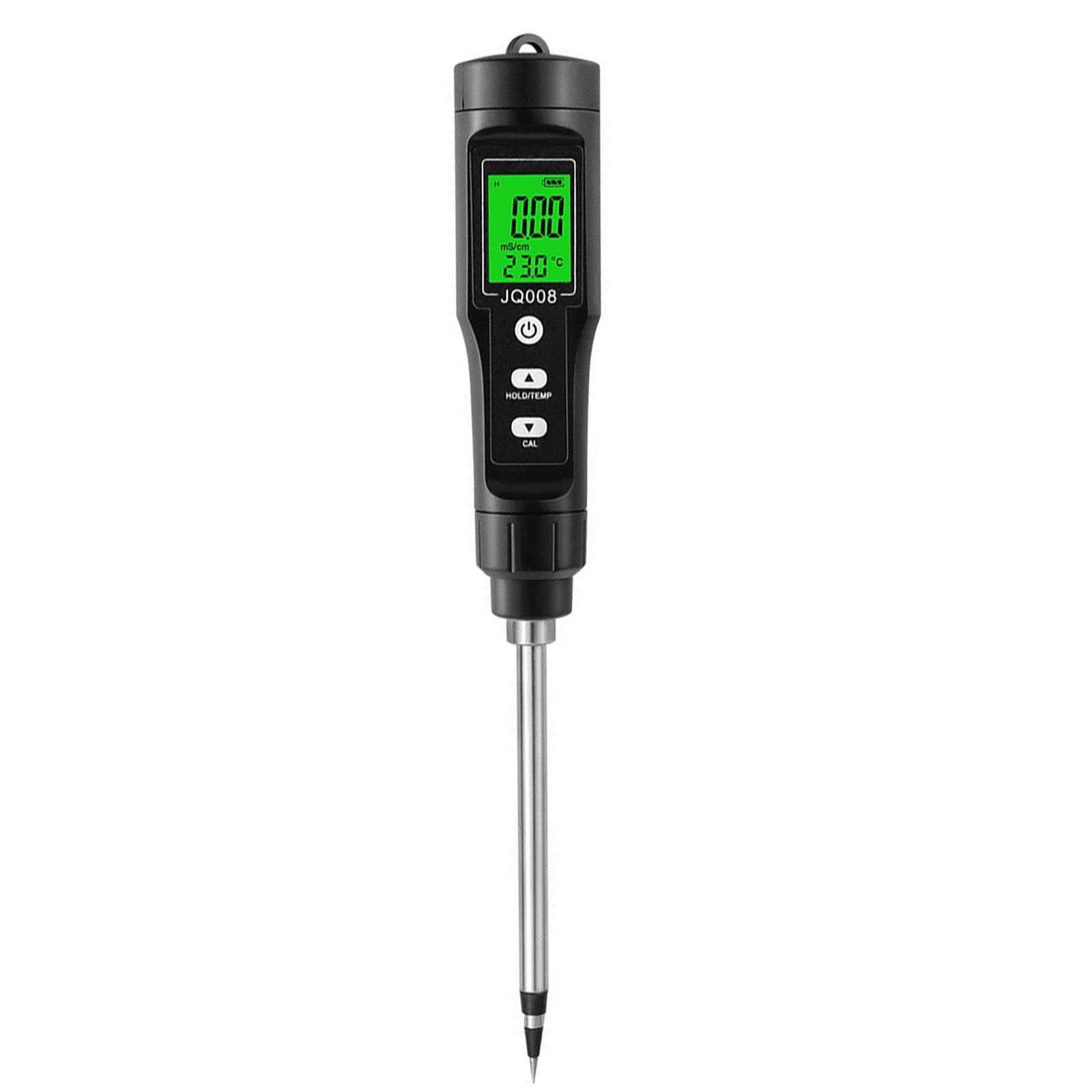 Whoasyst Lcd Digital Soil Temp Meter Soil Temperature Tester With Data Hold Function Portable Probe Meter For Garden