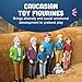 Creative Minds Marvel Education Caucasian Family Toy Figure Set for Kids Ages 3+, Set of 8 Inclusive and Diverse Dollhouse Toy Figurines, Multicolor