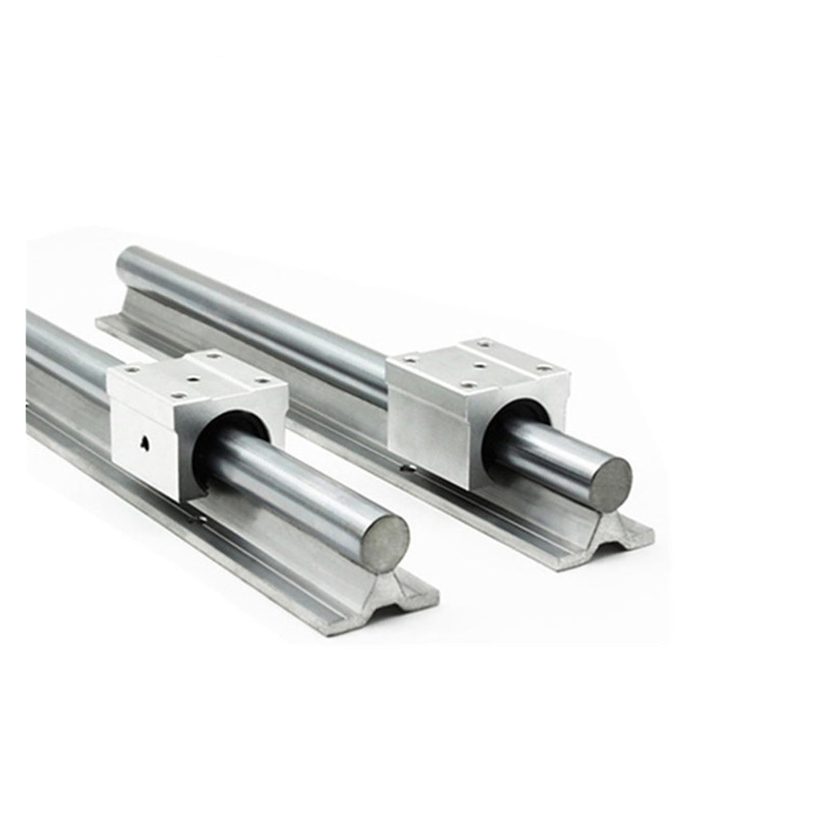 Guida ferroviaria lineare, 2 Pezzi Di Guida Lineare SBR16 L1000mm + 4 SBR16UU Blocchi Cuscinetti Lineari For Parte CNC(950mm)