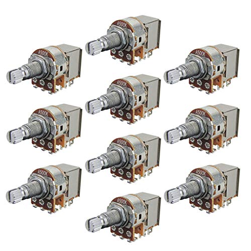 FLEOR A500K Push Pull Control Pot Potentiomètre Cône Audio Longue Tige Moletée Fendue 18-22mm pour Guitare Basse Volume… - Les Beatles, Paul McCartney, John Lennon, RIngo Starr, George Harrison FLEOR A500K Push Pull Control Pot Potentiomètre Cône Audio Longue Tige Moletée Fendue 18-22mm pour Guitare Basse Volume…
