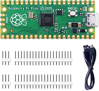 seeed studio Raspberry Pi Pico Basic Kit, Microcontroller Mini Development Board Based on The Raspberry Pi RP2040 Microcontroller Chip.