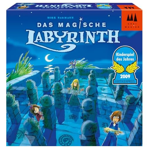 Schmidt Spiele Drei Magier Spiele 40848 - Das Magische Labyrinth, Kinderspiel des Jahres 2009