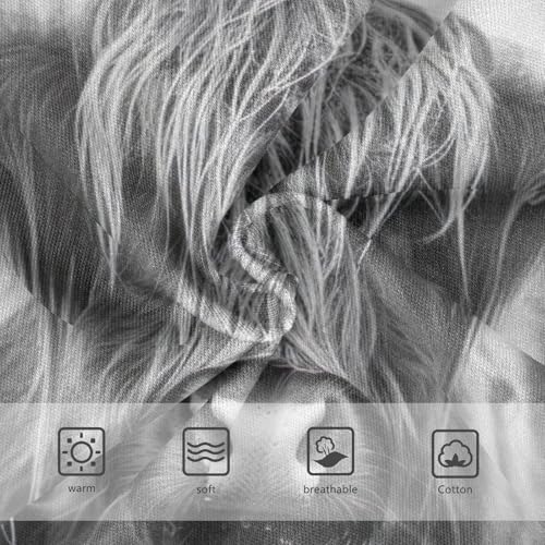 Toddler Panties, Highland Cow Wild Cotton Girls Underwear, 2T–8 Years3