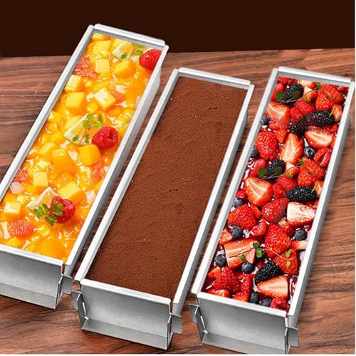 Stainless Steel Tiramisu Mold With Removable Bottom Practical Bread Pans Mousses Cake For Home Baking Enthusiasts