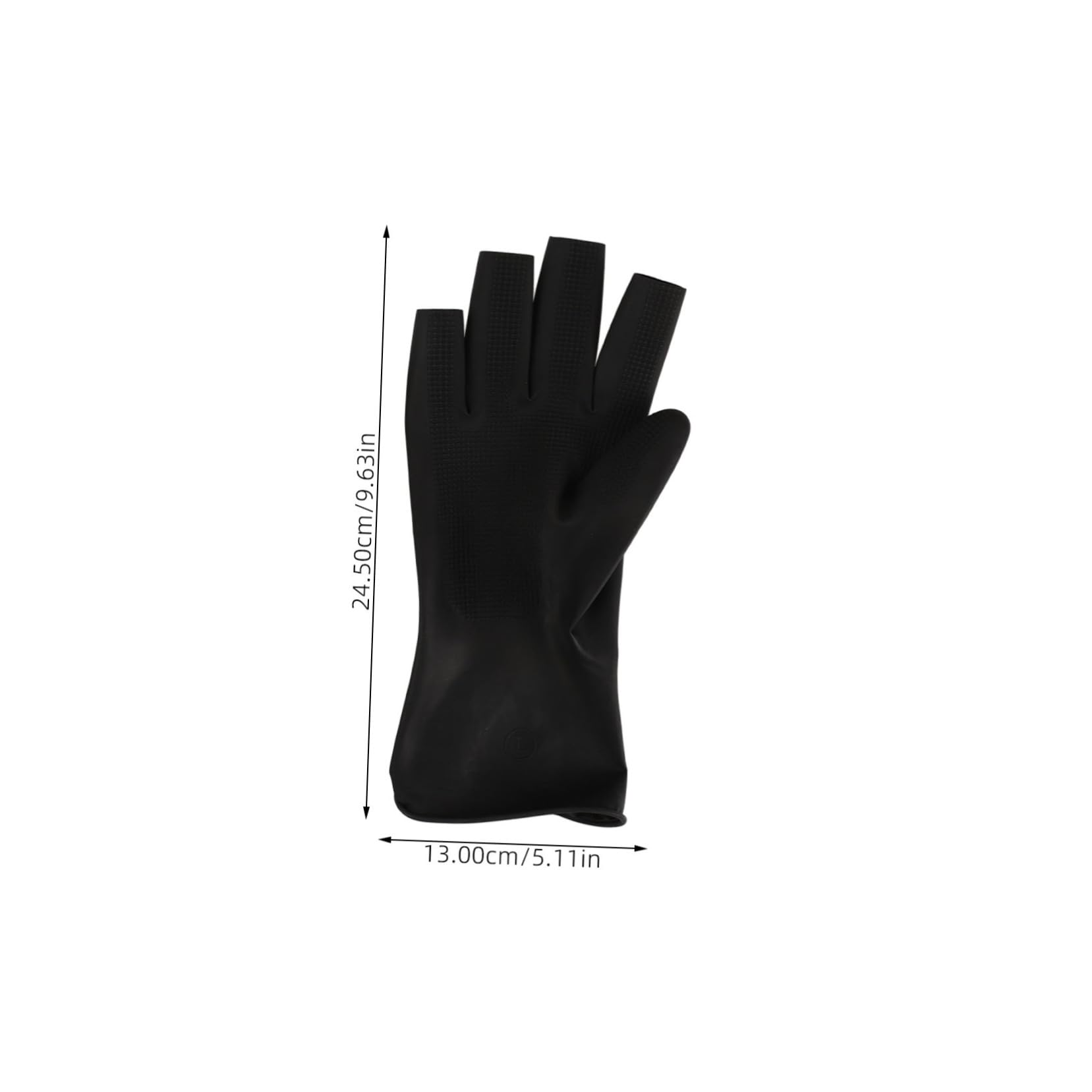 FOMIYES Hair Styling Rubber Gloves Hair Coloring Tools Comfortable Fit Waterproof Gloves