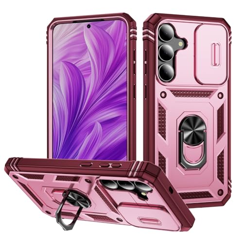 Coque Samsung Galaxy A55 rose rigide en silicone et protection optimale