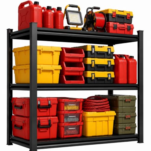 Garage Shelving, Heavy Duty Shelving Storage Boltless Shelving Unit