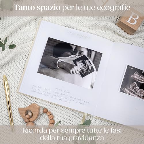 Pearhead Diario Della Gravidanza - Album Ricordi Per Aspettative, Neutro Per Bambini