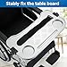 TOBBOMEY 2PCS Wheelchair Tray Straps: Portable Lap Tray Fixing - Hook and Loop Fastener Straps - Detachable Wheelchair Table Accessory Attachment