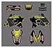 Moto Team Graphics Stickers Stickers pour Suzuki DRZ400 KLX400 DRZ KLX 400 Fond de Moto Autocollant Toute l'année Protections Réservoir Moto