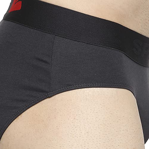 Image of Underjeans Men's Cotton Blend Regular Fit Printed Brief