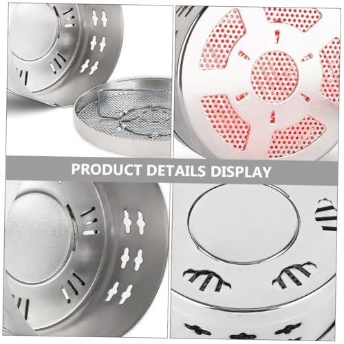 Juego de 2 cajas de moxibustión de acero inoxidable Holibanna con control de temperatura ajustable y diseño anti-quemaduras para terapia efectiva miniatura 7