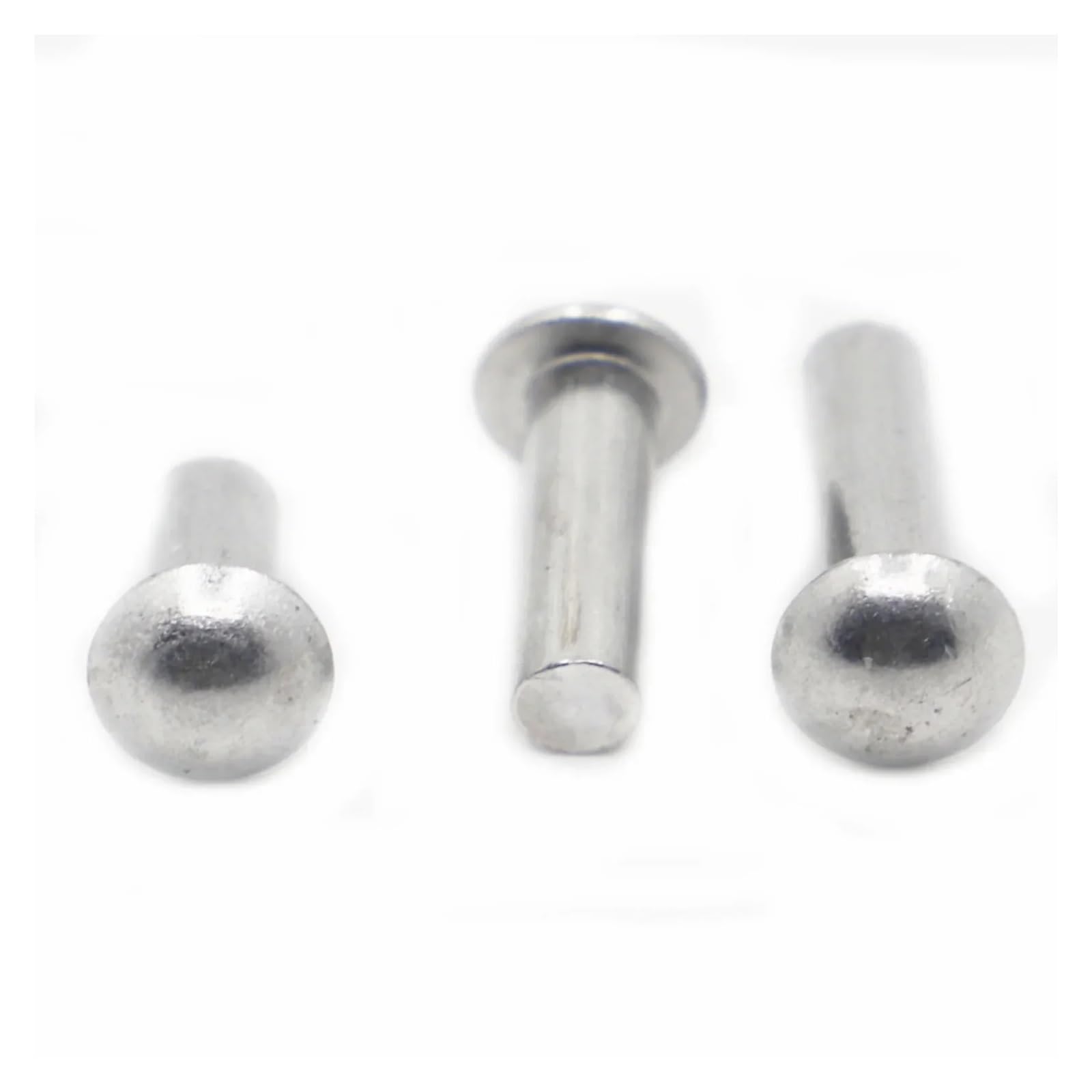 Remaches de aluminio macizo con cabeza avellanada, GB867 Remaches autorroscantes sólidos de aleación aluminio con cabeza redonda, M2-M8, 3 mm-40 mm, paquete surtido(16mm,M5 20pcs)
