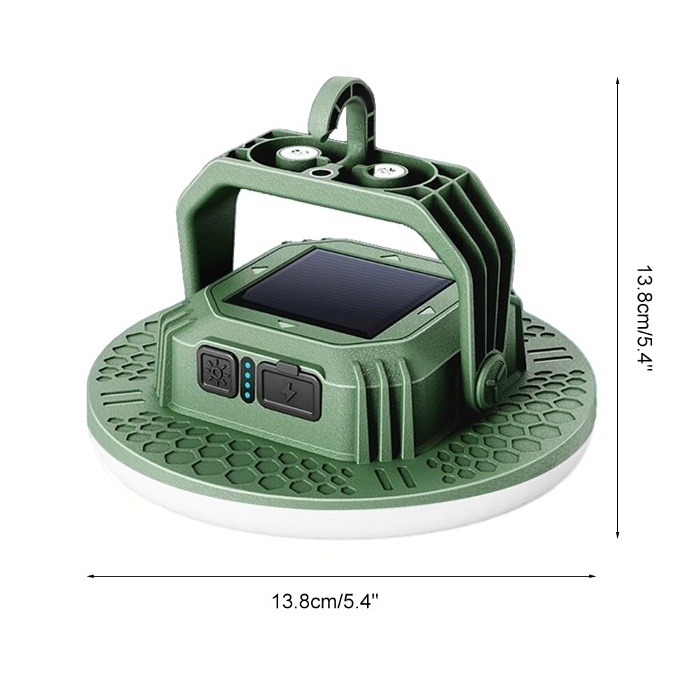 Lanterne de Camping a LED,Lampe de Poche Rechargeable IP65 Étanche 10 W 1400 Lm avec Base Magnétique,Batterie Externe 9000 MAh pour Urgences et Camping,Pêche