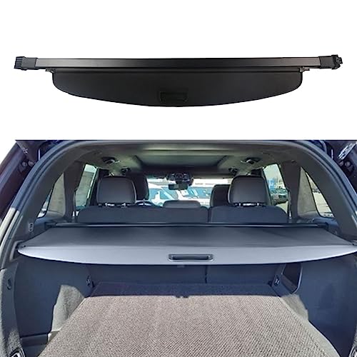 BOPARAUTO Cargo Cover for Jeep Grand Cherokee (2 Row; WL) 4XE Accessories 2022-2025 2026 Rear Black Trunk Shade Luggage Security Cover