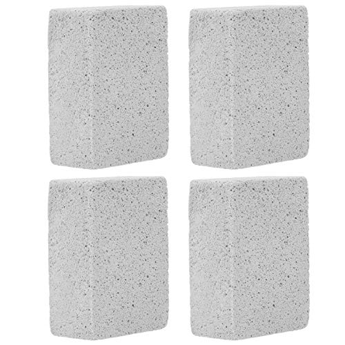 Block 4PCS, 4PCS BBQ Bricks Stone Scraper Barbecue Grill Brick Scrapers Grease Tools Kitchen Gadgets Cleaner Accessory