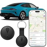 Hidden Mini Undetectable GPS Tracker for Vehicles - No SIM Card, No Subscription - Real-Time Car Trackering Works with Apple Find My (iOS Only),Tracker Device for Vehicles Cars, Kids, Dogs, Key,