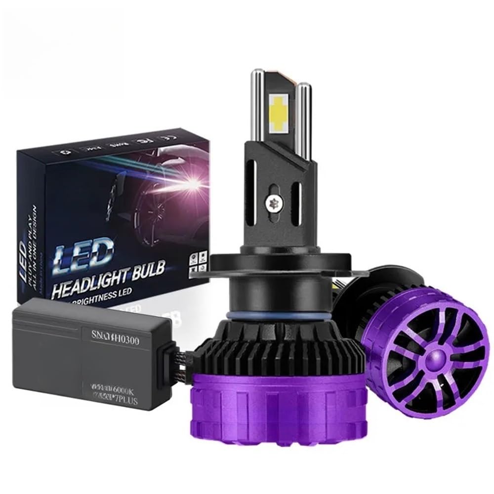 P7 PLUS 140W H7 Żarówki Led do reflektorów 6000K 4300K ​​LED H4 H11 HB3 9005 HB4 9006 Podwójna miedziana rurka Led 12V 2 szt.(H11)