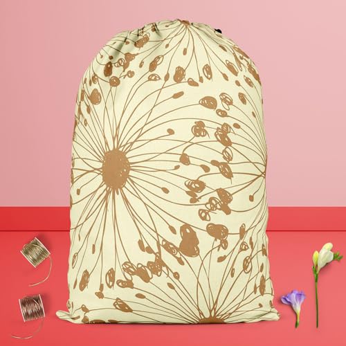Image of ArtzFolio Sketchy Circles | Reusable Sack Bag | Bag for Gym, Storage, Vegetable & Travel