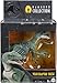 Mattel Jurassic World Hammond Collection Dinosaur Toy, Velociraptor Delta Action Figure with Glass Eyes, Wired Tail & 14 Articulations, Movie Collectible with Premium Design
