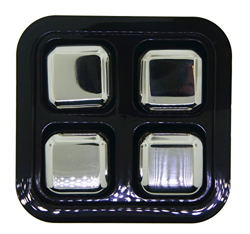 Cubos de acero inoxidable para whiskey miniatura 2