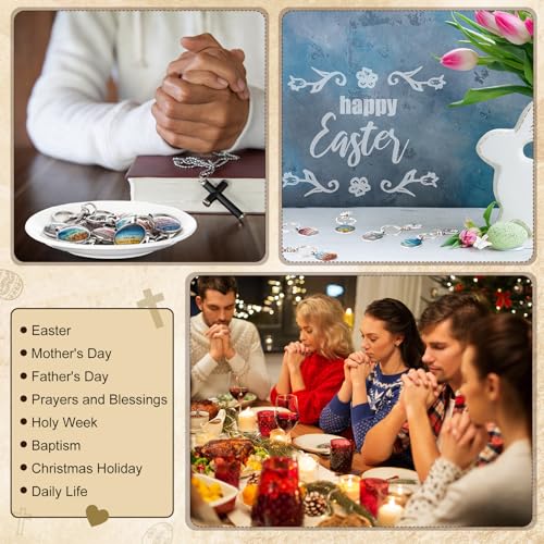 Image of Fumete Christian Keychain Bulk Bible Verse Religious Scripture Quote Inspirational Key Rings Gift for Women Men Church Pastor