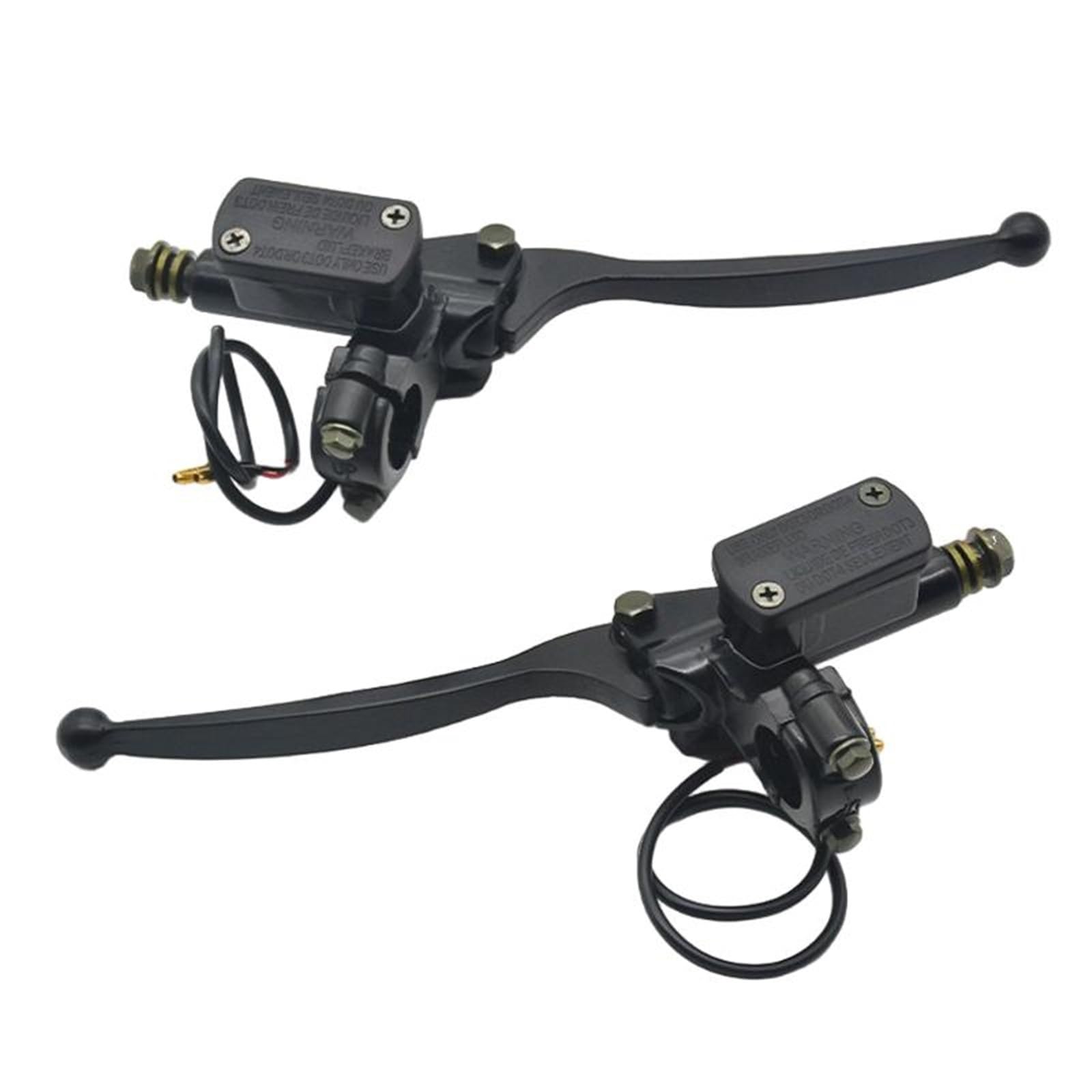 Cilindro maestro de freno de 10mm y palanca hidráulica delantera para ATV y scooter