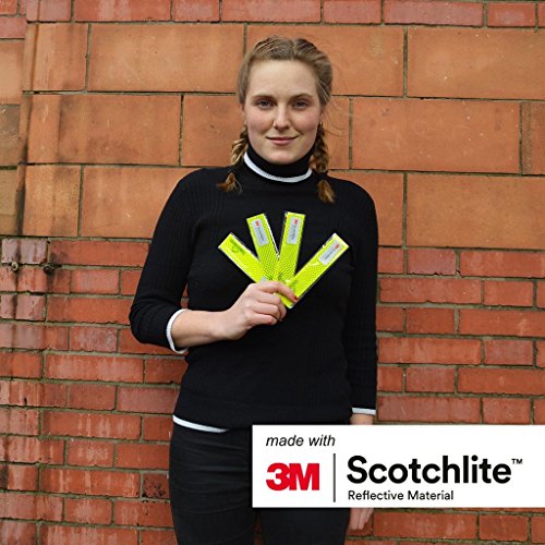 Salzmann Waterproof Diamond Grade 3M Scotchlite reflective stickers. Car Auto Safety Reflective Stickers Work for Motorcycle bicycle Sled and other safety needs. All-weather Outdoor Reflective tapes 4 PCS Orange