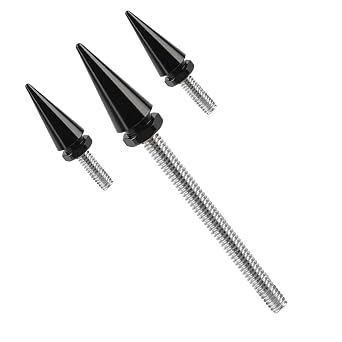 Windshield Screws, Black Windshield Spike Bolts Compatible with Harley Davidson Street Electra Tri Glide 2014-2025