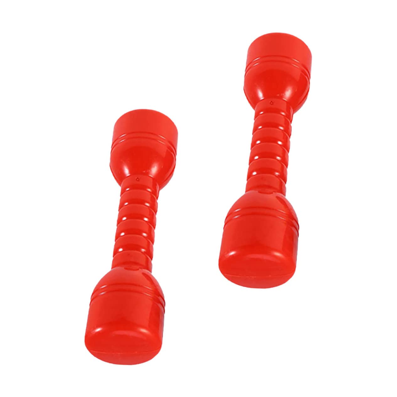 2pcs Kindergarten Exercise Dumbbells Plastic Barbells for Boys and Girls Hand-eye Coordination