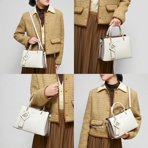 Image of Cnoles Handbags for Women Large Capacity Tote Shoulder Bags Ladies Handle Satchel Purse