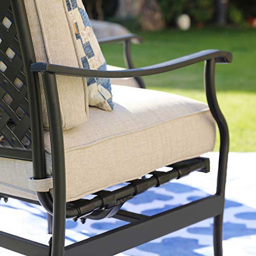 PatioFestival-Outdoor-Chair-Bistro-Cushioned-Rocking-Sofa-Chairs-Patio-Furniture-Sets-Modern-Conversation-Set-with-51-Inch-Thick-Seat-Cushions-2PCS-2-Beige PatioFestival Outdoor Chair Bistro Cushioned Rocking Sofa Chairs Patio Furniture Sets Modern Conversation Set with 51 Inch Thick Seat Cushions 2PCS 2 Beige