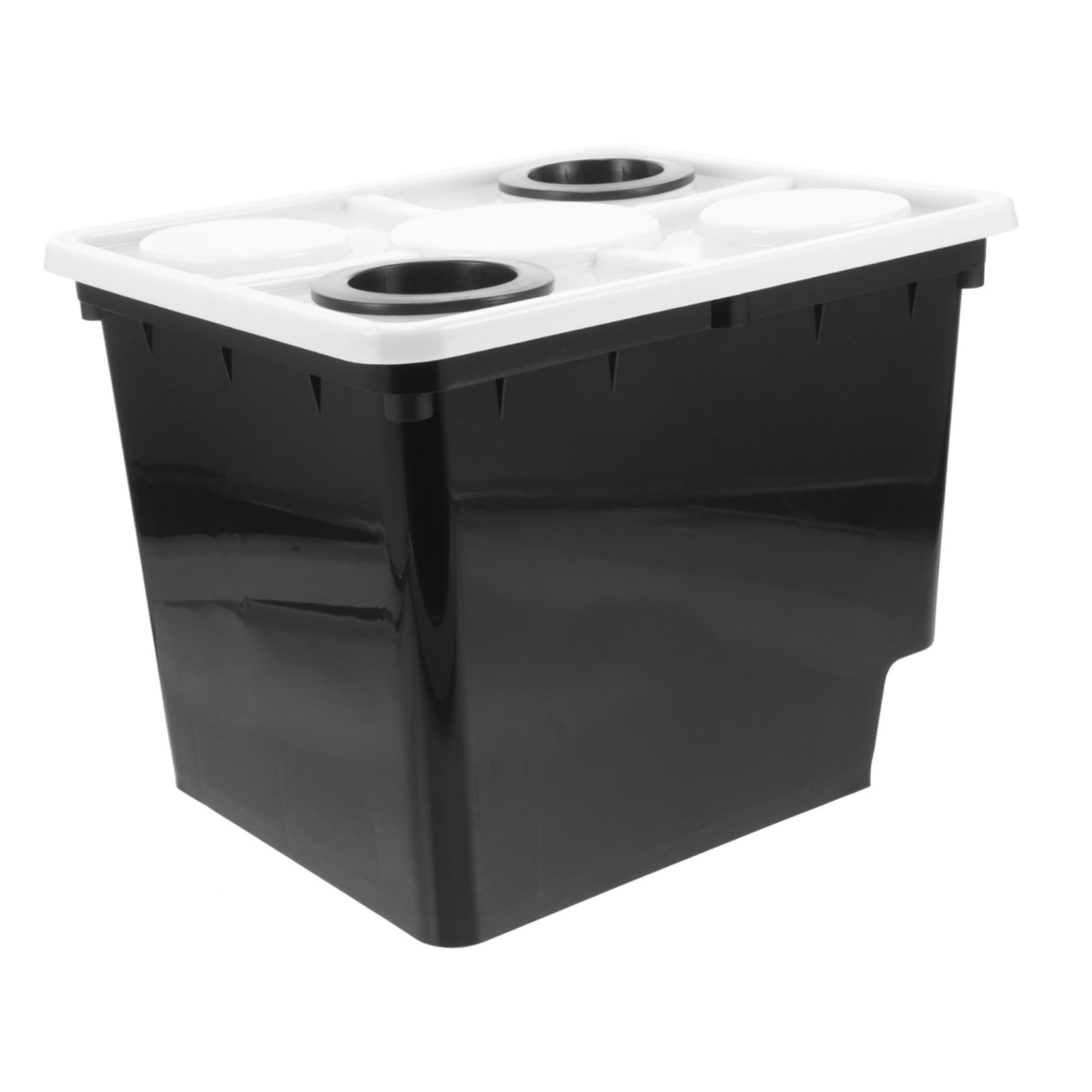 Hydroponic Planting Bucket for Soilless Cultivation Durable Greenhouse Nursery Container for Vegetables Fruits and Herbs Includes Lid for Efficient Growth