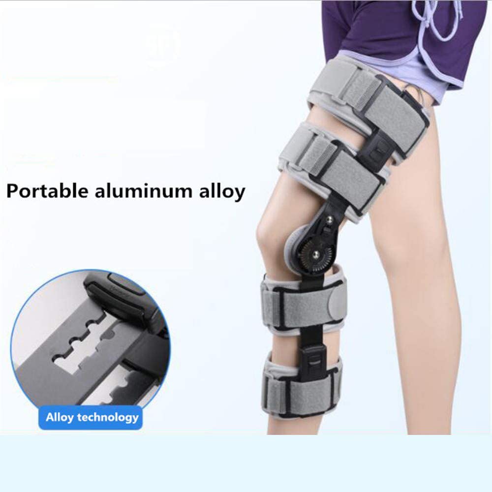 Orteza Stawu Kolanowego, Regulowany Stabilizator Kolana, Rehabilitacja Złamania, Orteza Kolana, Szyna Stabilizująca, Opaska Na Skręcenie, Uraz Łąkotki Po Operacji,With Strap Left