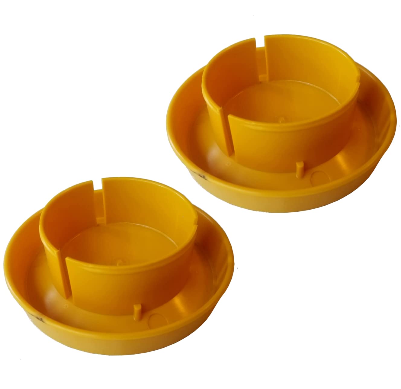 Pinnon Hatch Farms Drown Proof Chick Waterer Yellow Chick Mason Jar Waterer - Jar Not Included (2)