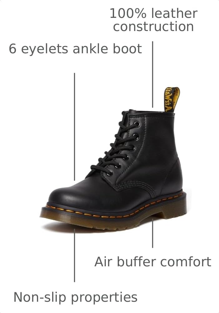 Image of Dr. Martens Unisex-Adult Vegan 101 Classic Boots