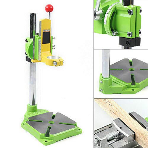 Verstellbare Halterung für Bohrmaschinen, Bohrständer Halterung Drehbar, 490 mm 90° Bohrmaschinenständer Halterung Drehbar für exakten Bohren und Fräsungen – Bild 5