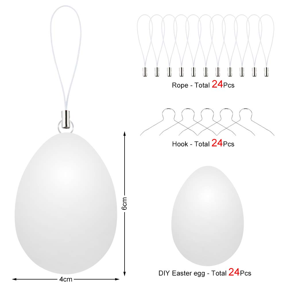 Oeuf De Paques Oeuf A Peindre Blanc 24 Oeuf Bricolage Paques