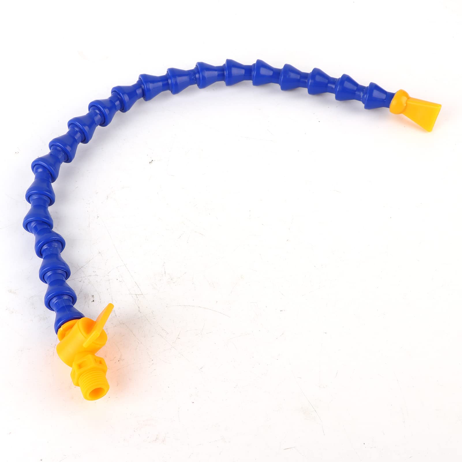 Lathe coolant Hose + 12pcs Round Flat Nose Lathe CNC Machine Flexible Water Oil Coolant Pipe Hose Cooling Tube, Flexible Coolant Hose, Adjustable Coolant Hose with Valve Pipe Fittings