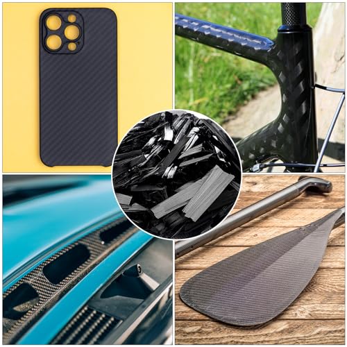 Gdx GDX-CCF-001 Chopped Carbon Fiber 1 Inch Forged Carbon Fiber Flakes Kit High Strength Forging Chopped Chips 1Lb thumb #6